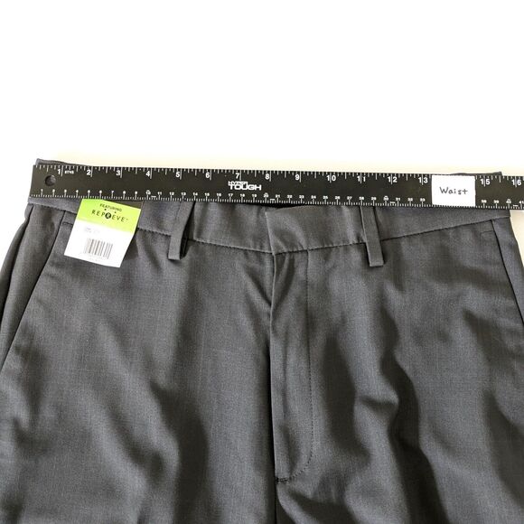 Kenneth Cole Men's Gray Techni-Cole Performance Slim Fit Pants Size 32 x 34 - Picture 9 of 15